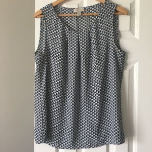 Loft sleeveless blouse - blue